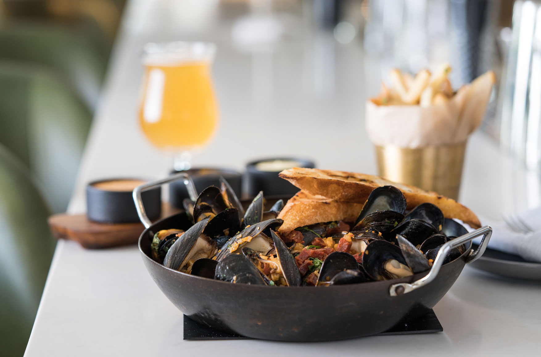 Chorizo Mussels